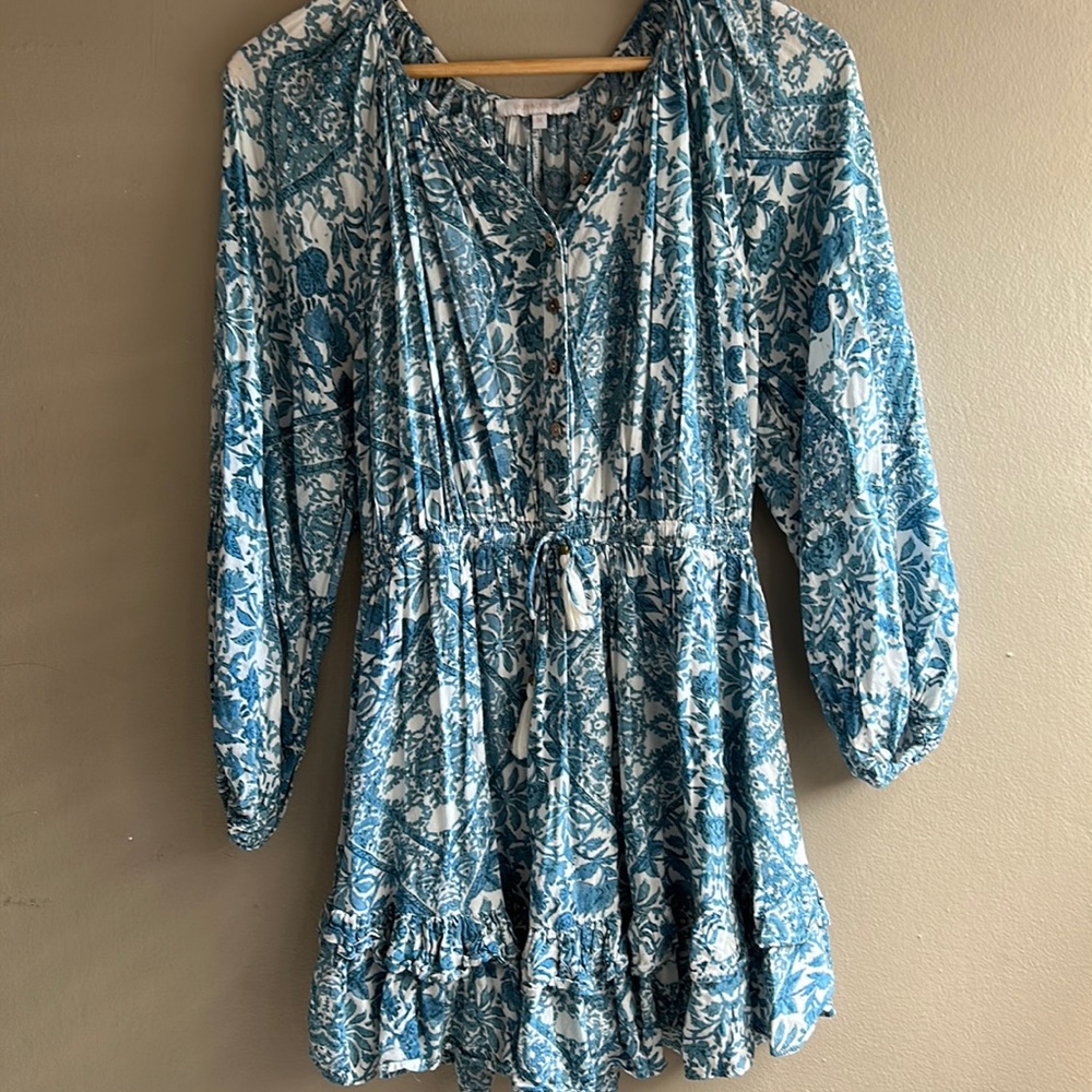 Boho Blue Dress